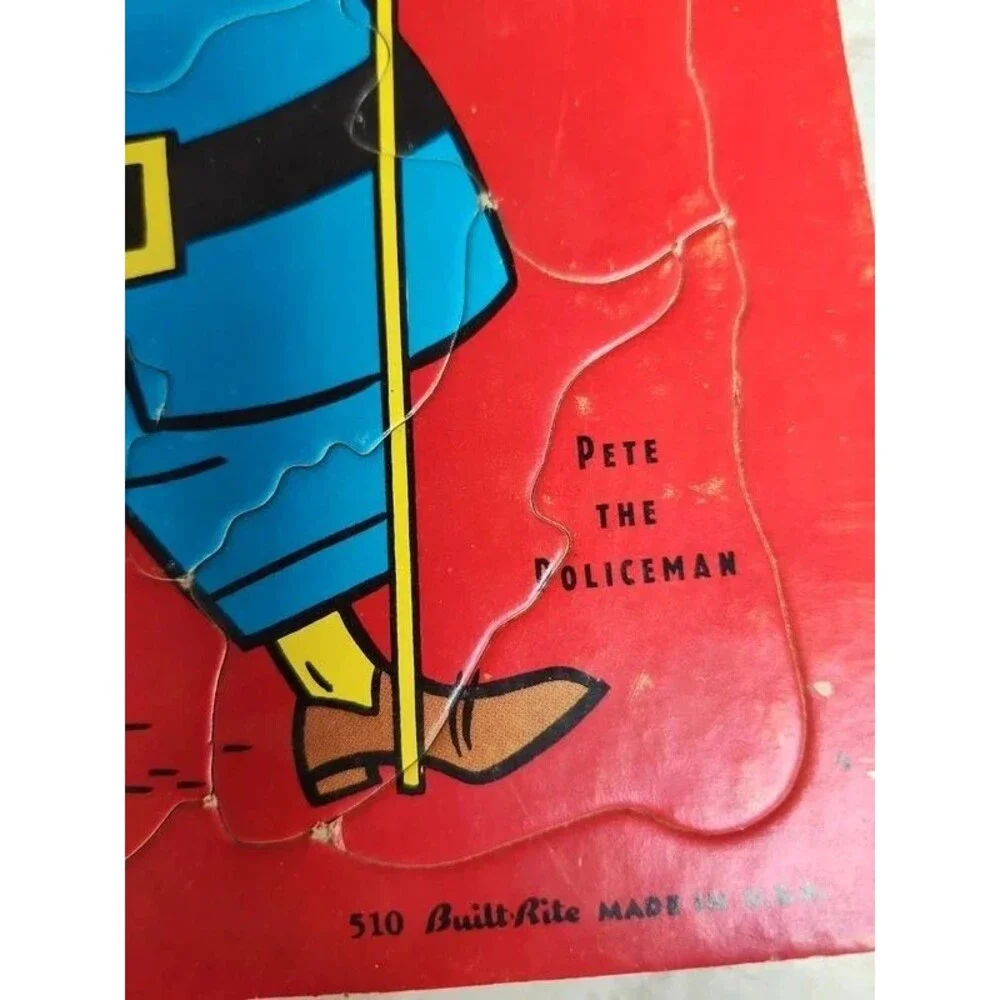 Vintage kids puzzles  set of 3